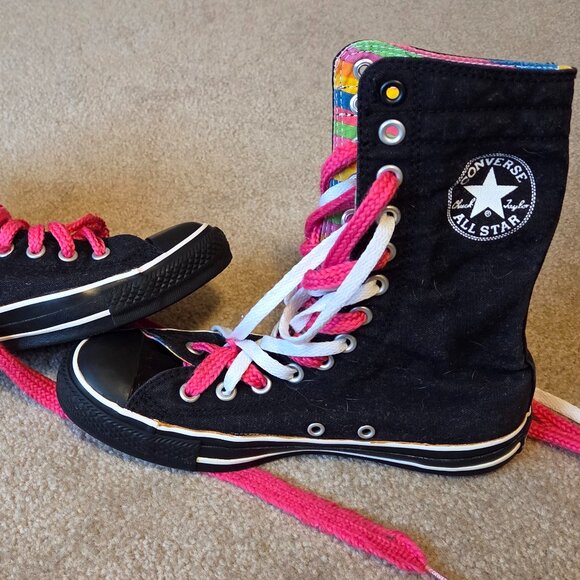 Vintage GUC Converse Extra High-top Punk Size 7 *Spring Clearance* - Picture 3 of 6